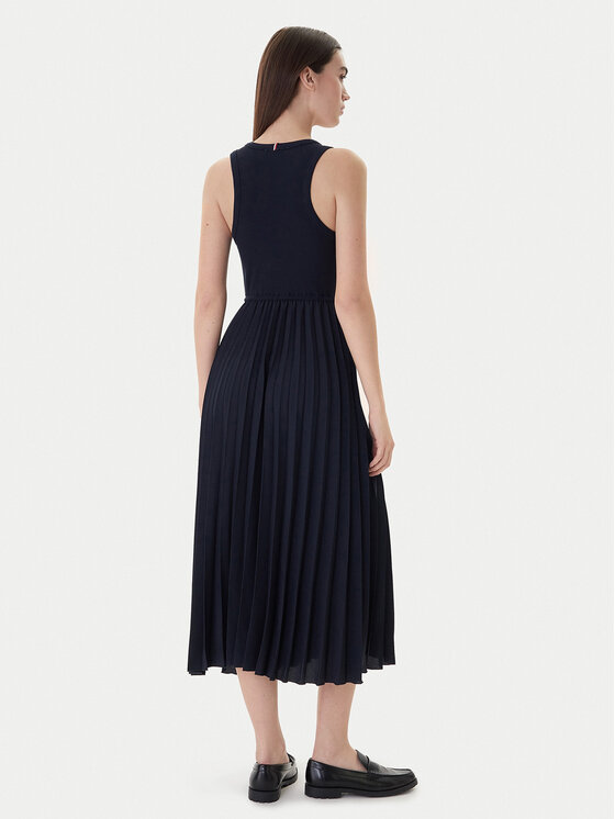 Tommy Hilfiger Tommy Hilfiger Igapäevane kleit WW0WW39342 Tumesinine Regular Fit