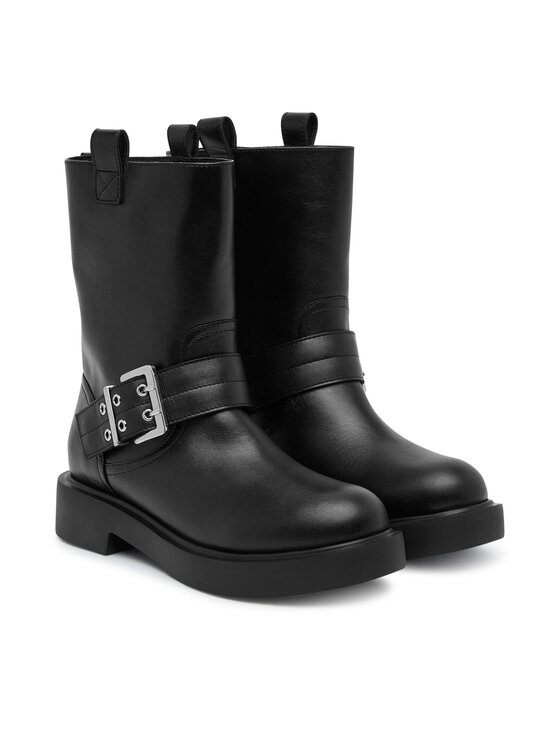 LOVE MOSCHINO LOVE MOSCHINO Polokozačky JA24064G1NIA000A35 Černá
