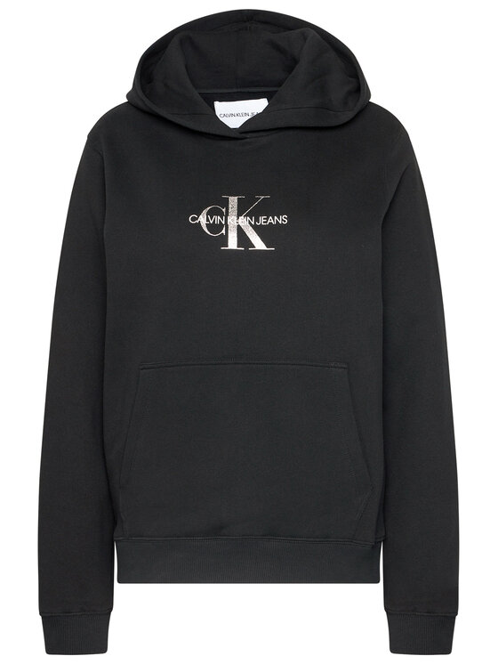Calvin Klein Jeans Pulóver Monogram J20J214803 Fekete Regular Fit •  Modivo.hu