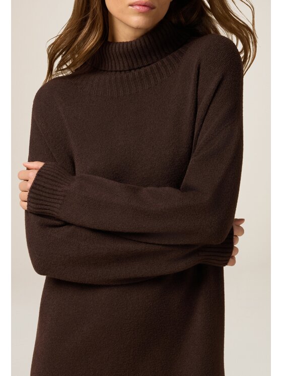 Oltre Oltre Vestito 7600E000329N032 Marrone Baggy Fit