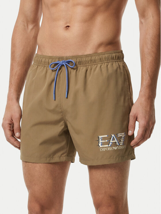 EA7 Emporio Armani EA7 Emporio Armani Úszónadrág 7M001678 AF21069 U6167 Bézs Regular Fit