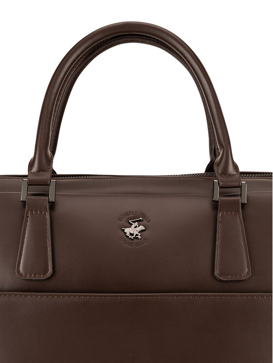 Beverly Hills Polo Club Beverly Hills Polo Club Torba na laptopa CWBEO-BHPC-L-016-07. Brązowy ciemny