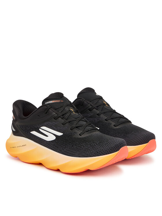 Skechers Skechers Buty do biegania Slip-ins: Aero Burst 246215/BKOR Czarny