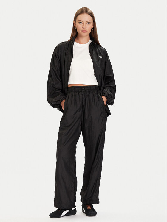 Puma Puma Долнище анцуг PUMA X ROSÉ T7 633796 01 Черен Relaxed Fit