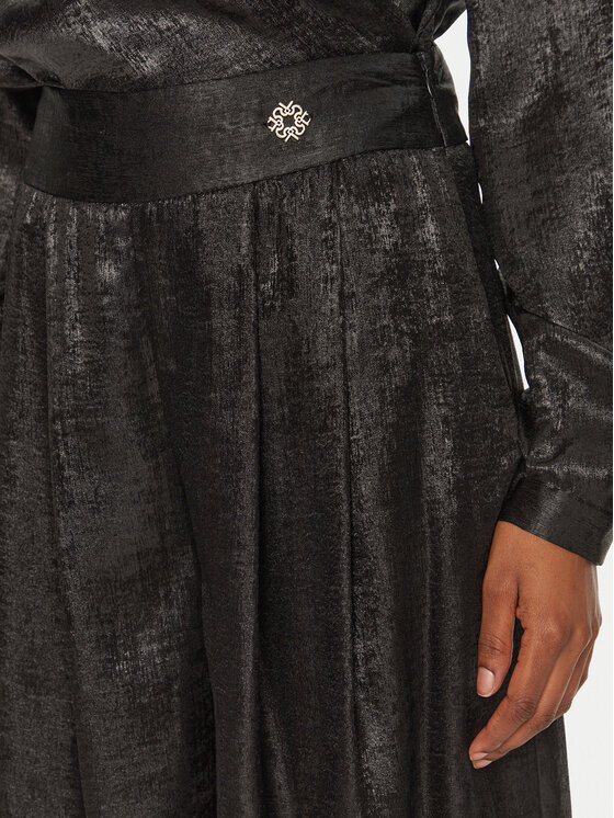 Rinascimento Rinascimento Pantaloni di tessuto CFC0121737003 Nero Regular Fit