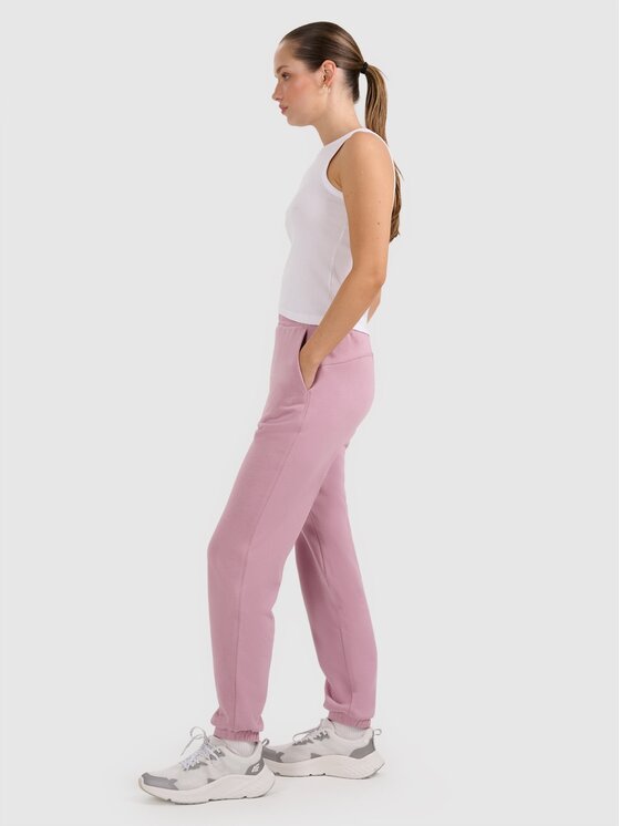 4F 4F Completo felpa, body e pantalone tuta 4FRAW25TTROF1613-56S Rosa Regular Fit