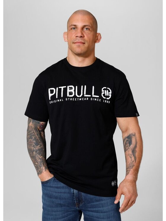 PITBULL PITBULL T-Shirt Koszulka Czarny Regular Fit