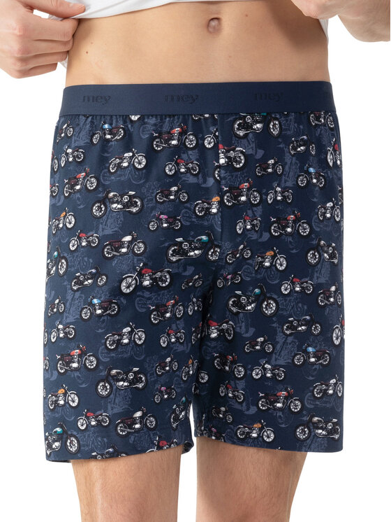 Mey Mey Bavlnené šortky 2220021 Tmavomodrá Regular Fit