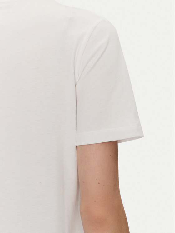 Elisabetta Franchi Elisabetta Franchi T-shirt MA-002-51E2-V200 Bijela Regular Fit