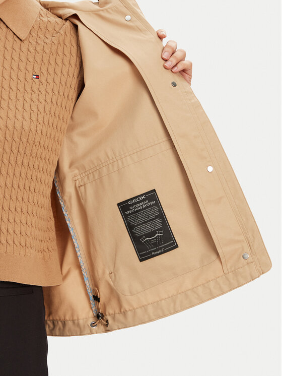 Geox Geox Regenjacke Ilde W5522D T3216 F5198 Beige Regular Fit
