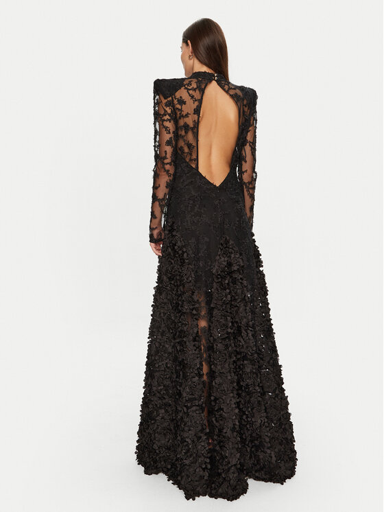 Babylon Babylon Rochie de seară S00800 Negru Regular Fit