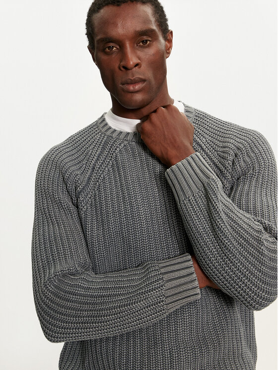 Brave Soul Brave Soul Džemper MK-248SKEPTA Siva Regular Fit