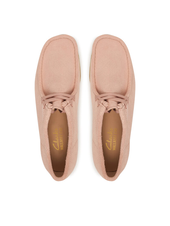 Clarks Clarks Półbuty WallabeeEVOSh 26186342 Różowy