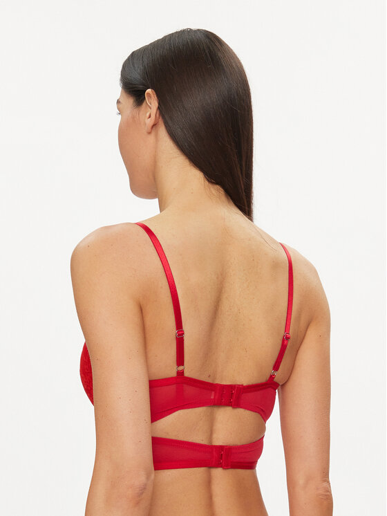 Hunkemöller Hunkemöller Biustonosz push-up Arabella 204593 Czerwony