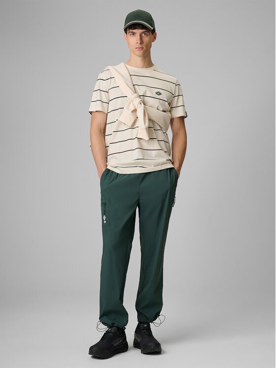 4F 4F T-Shirt NATURE’S TRAIL Kremowy Regular Fit