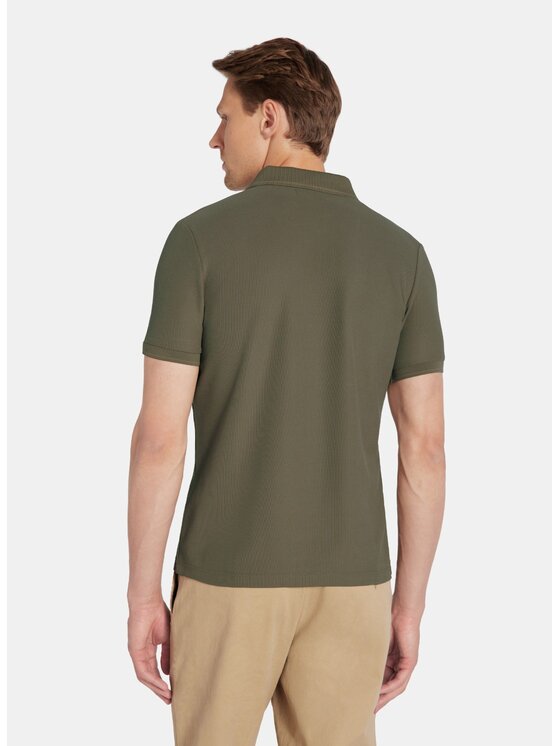 Pako Lorente Pako Lorente Polo P25WF-TX-003 Zielony Classic Fit
