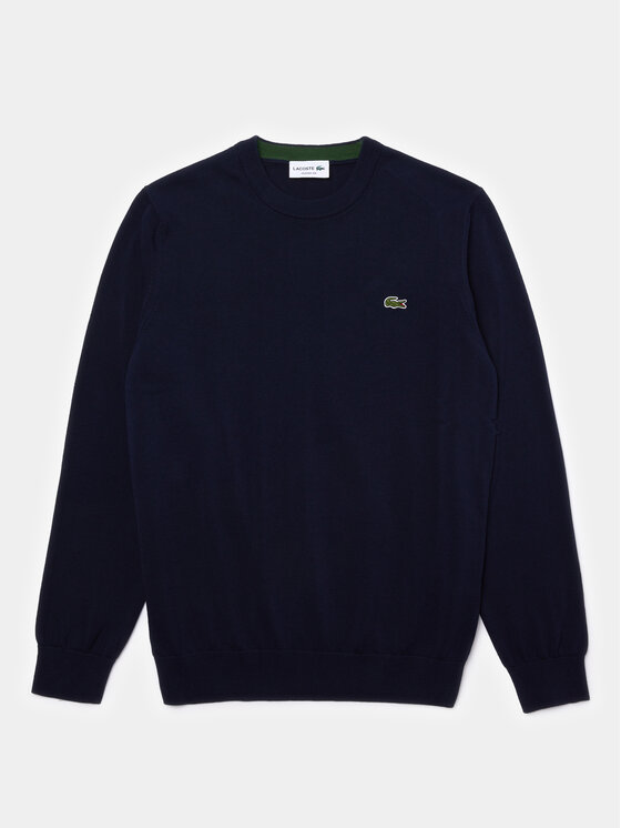 Lacoste Lacoste Sweter AH1985-166 Granatowy Regular Fit