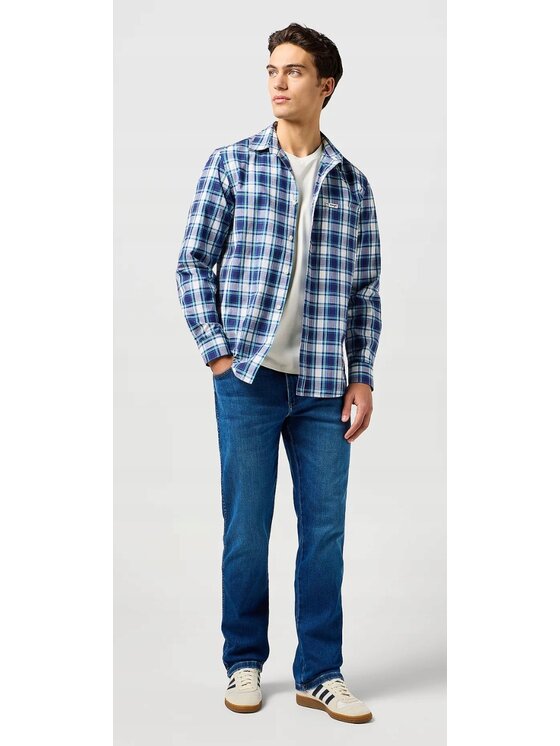 Wrangler Wrangler Jeansy Texas 821 Niebieski Straight Fit
