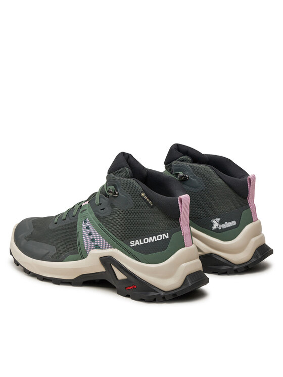 Salomon Salomon Παπούτσια πεζοπορίας X Raise Mid Gore-Tex L47458100 Πράσινο