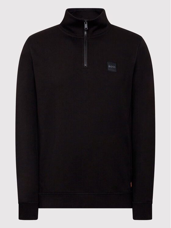 BOSS Boss Bluză Zetrust 50468926 Negru Regular Fit