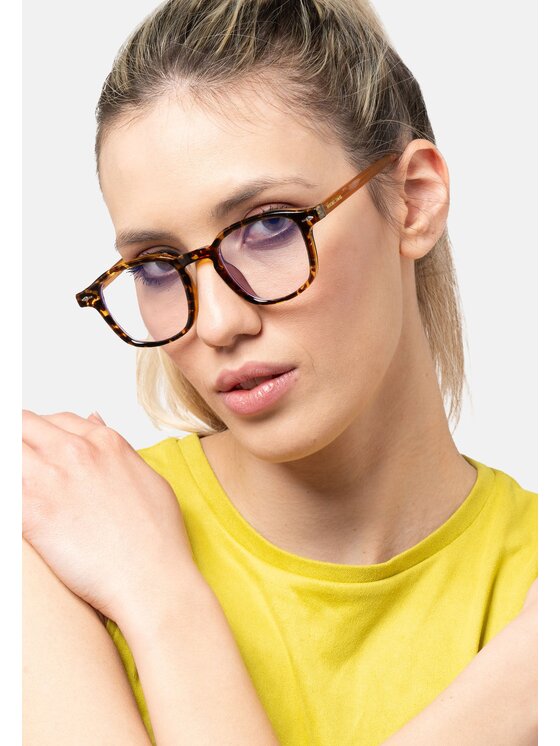Herling Herling Okulary z filtrem blue light Carson Brązowy