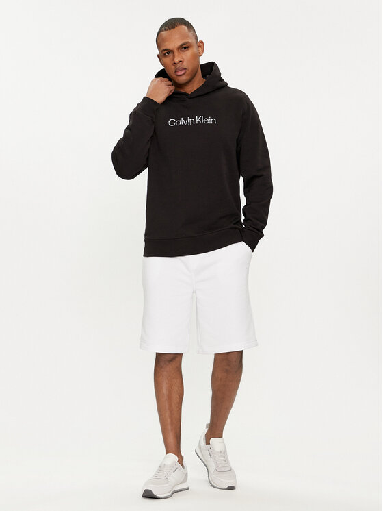 Calvin Klein Calvin Klein Bluza Degrade Logo K10K112445 Czarny Regular Fit
