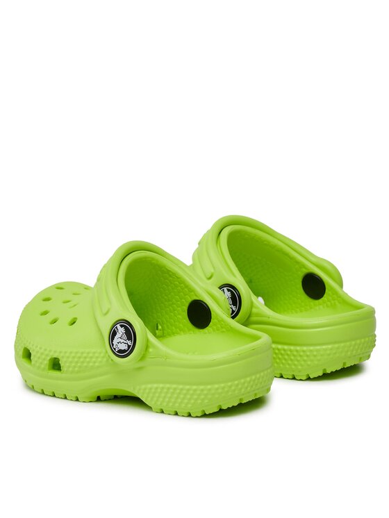 Crocs Crocs Șlapi Classic Kids Clog T Limeade 206990 Verde