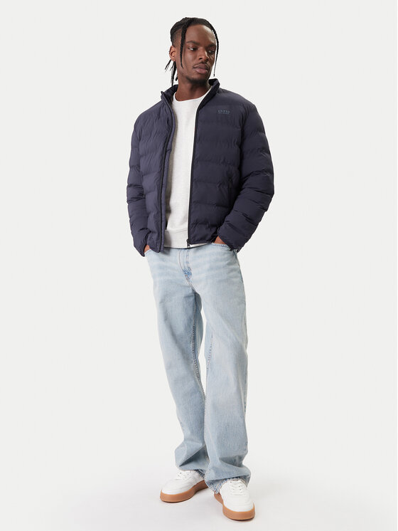 Guess Guess Prehodna jakna M6RL0I WJ242 Mornarsko modra Regular Fit