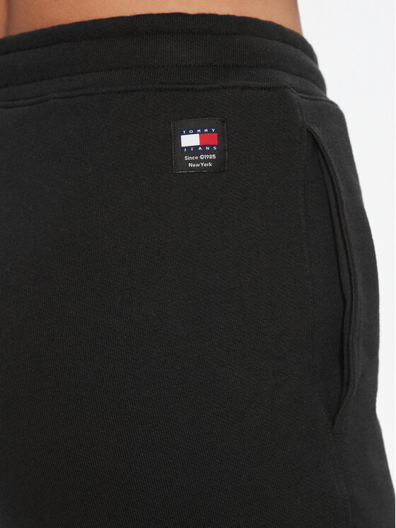 Tommy Jeans Tommy Jeans Sportinės kelnės Classics DW0DW17309 Juoda Relaxed Fit