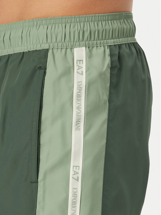 EA7 Emporio Armani EA7 Emporio Armani Szorty kąpielowe 7M001679 AF21070 M7130 Zielony Regular Fit