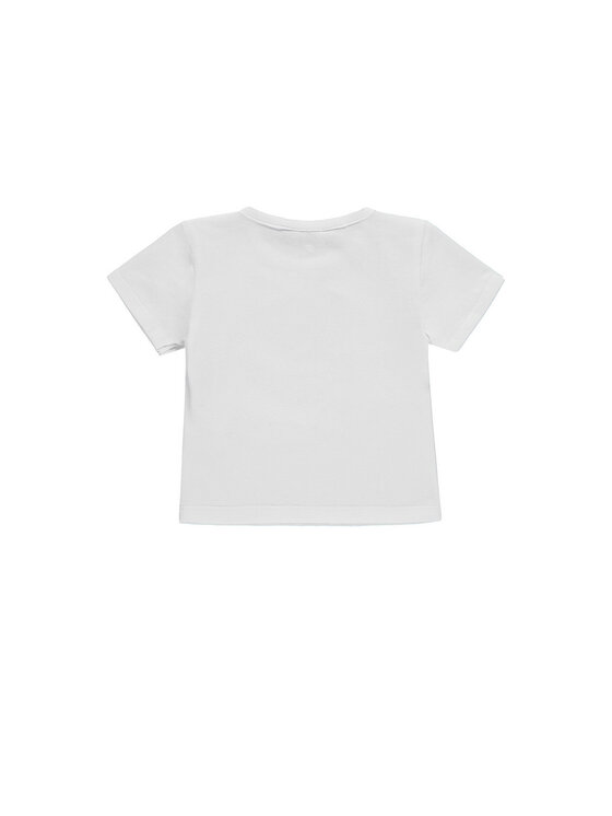 Kanz Kanz T-Shirt 1916641-1000 Biały Basic Fit