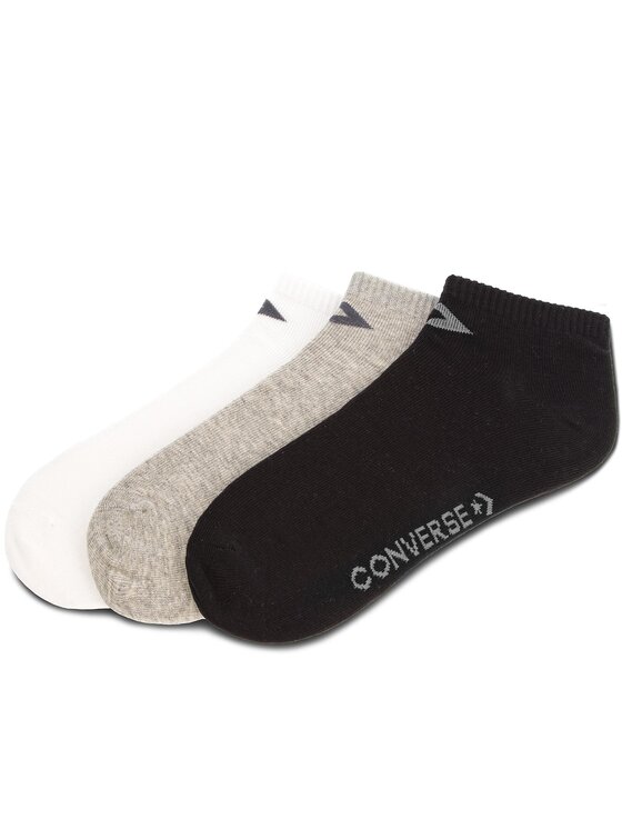 Converse Converse Σετ 3 ζευγάρια κοντές κάλτσες unisex E747A-3020 Λευκό