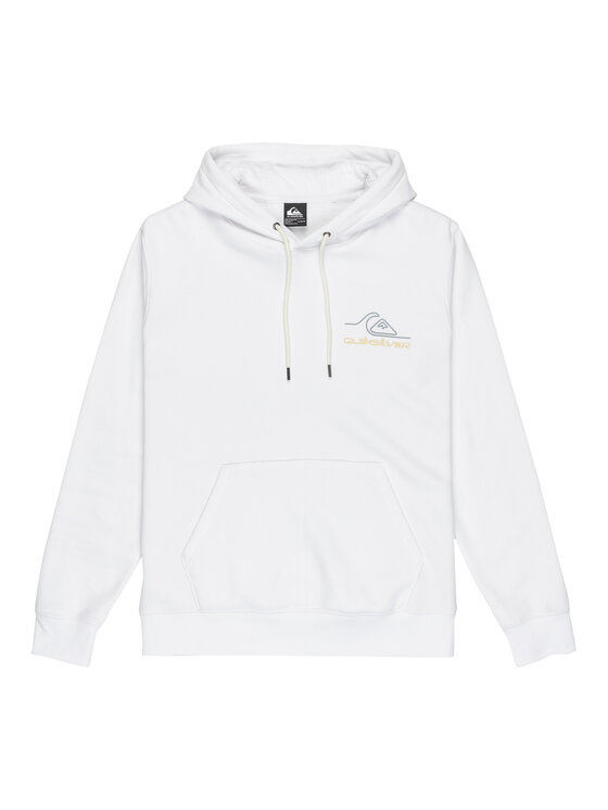 Quiksilver Quiksilver Džemperis Light Waves EQYFT05168 Balta Regular Fit
