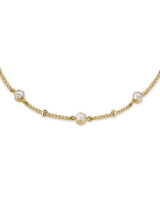 Rosefield Rosefield Bransoletka Multi Crystal Bracelet Złoty