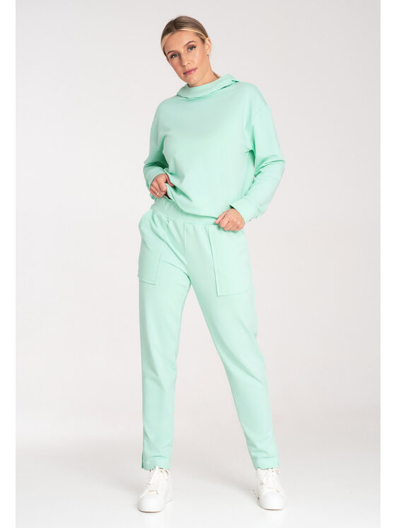 FIGL FIGLFIGL Felpa M1034 Verde Regular Fit