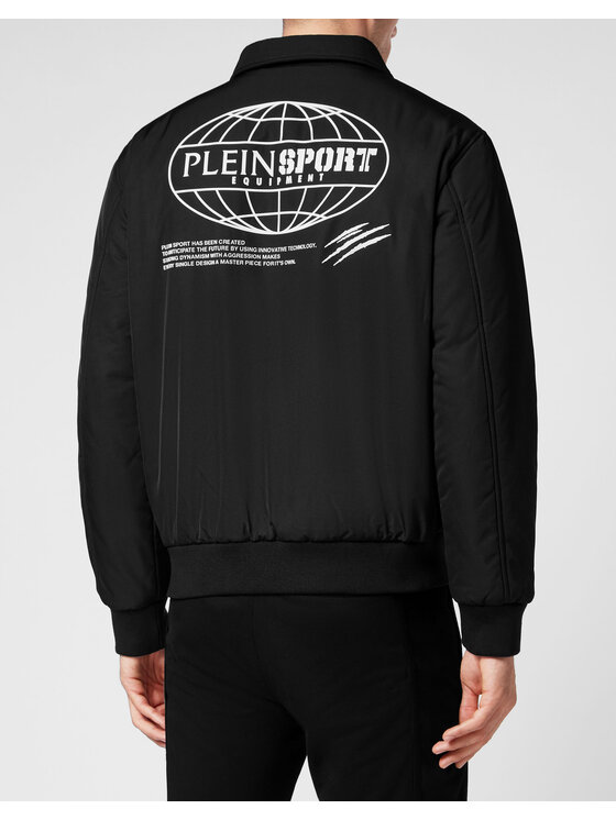 Plein Sport Plein Sport Kurtka bomber 257 Czarny Regular Fit