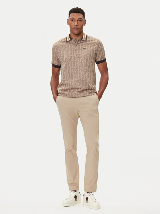 Lacoste Lacoste Poloshirt DH1417 Beige Regular Fit