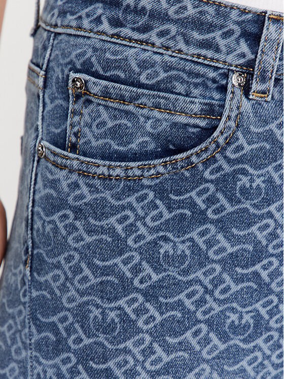 PINKO Pinko Jeans Flora 100561 A0Q0 Blau Flare Fit