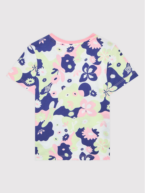 adidas adidas T-shirt Flower Allover Print HE6930 Šarena Regular Fit