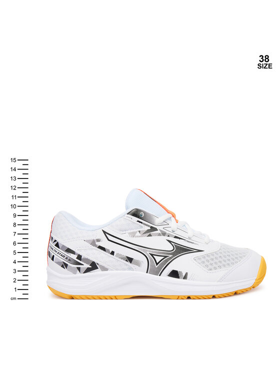 Mizuno Mizuno Halové topánky Stealth Star 3 Jr. X1GC2507 Biela