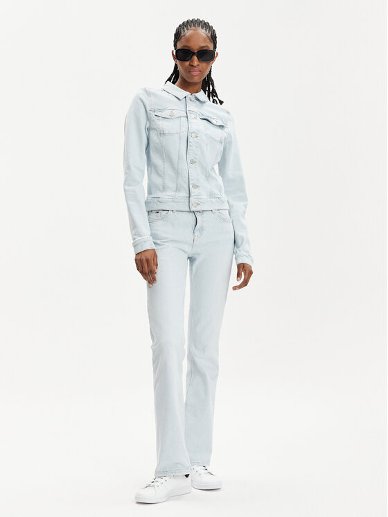 Tommy Jeans Tommy Jeans Farmer kabát Vivianne DW0DW17659 Kék Slim Fit