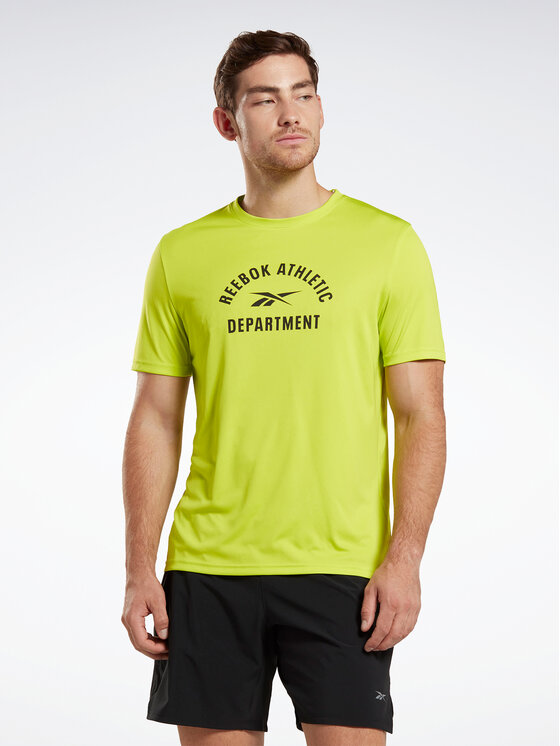 Reebok yellow sales t shirt