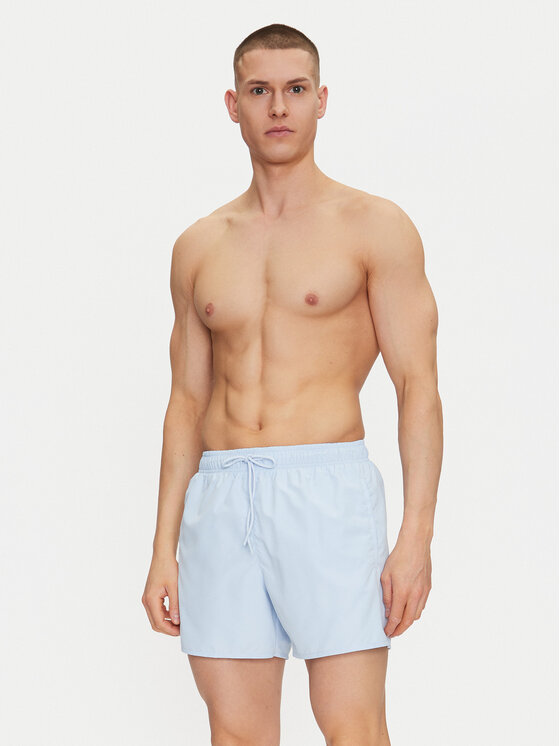 Lacoste Lacoste Pantaloni scurți pentru înot MH6270 Albastru celest Regular Fit