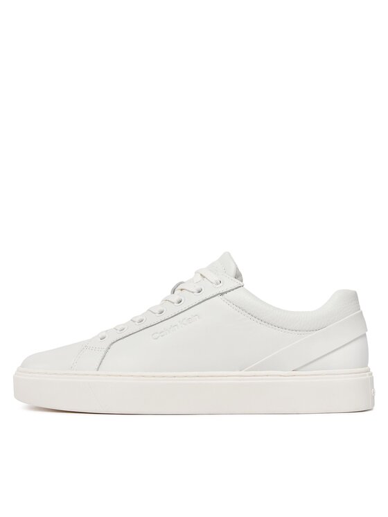 Calvin Klein Calvin Klein Sneakers Low Top Lace Up Archive Stripe HM0HM01292 Bianco