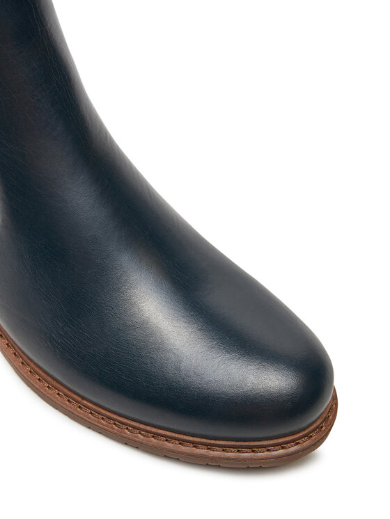 Tamaris Tamaris Kotníková obuv s elastickým prvkem 1-25056-41 Tmavomodrá