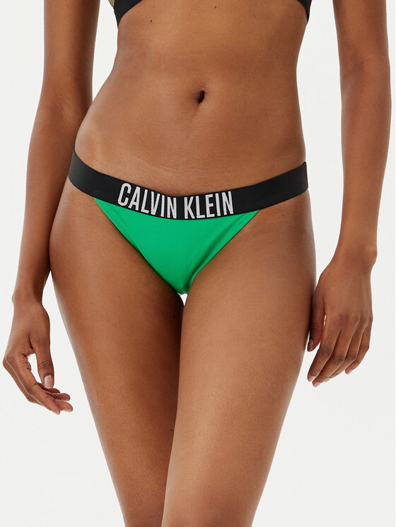Calvin Klein Swimwear Calvin Klein Swimwear Spodní část bikin KW0KW02857 Zelená