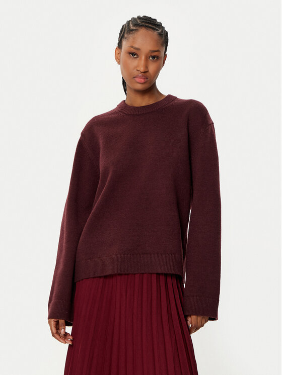 Gap Plisovaná sukňa 646705-00 Červená Regular Fit