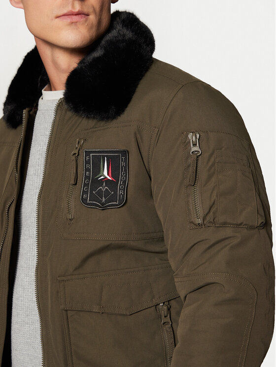 Aeronautica Militare Aeronautica Militare Bomber 242AB2106CT3151 Kaki Regular Fit