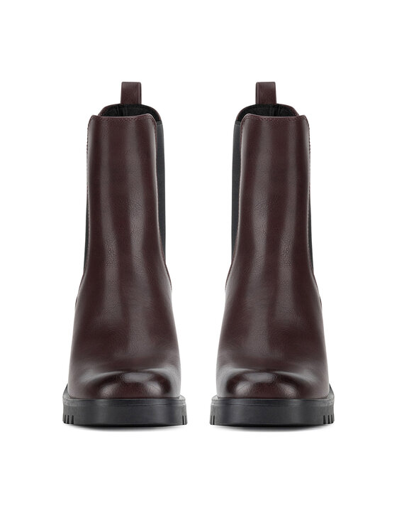 Jenny Fairy Jenny Fairy Klassische Stiefeletten WYL3917-1 Dunkelrot