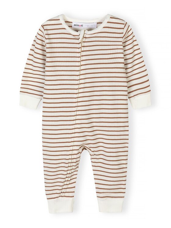 minoti minoti Komplet pajacy 28BABYRIB25 Szary Regular Fit